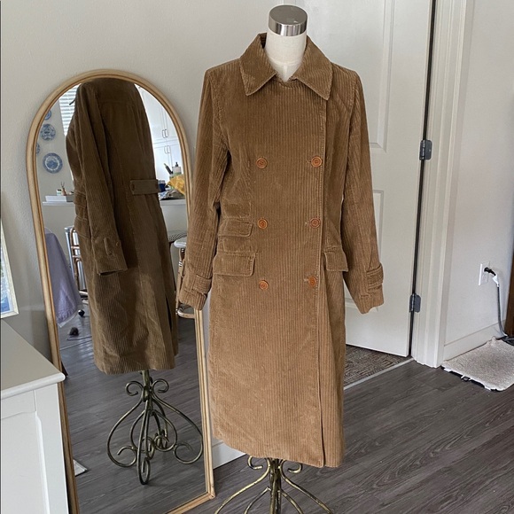 J. Crew Jackets & Blazers - Vintage Y2K J.Crew Corduroy Trench Coat